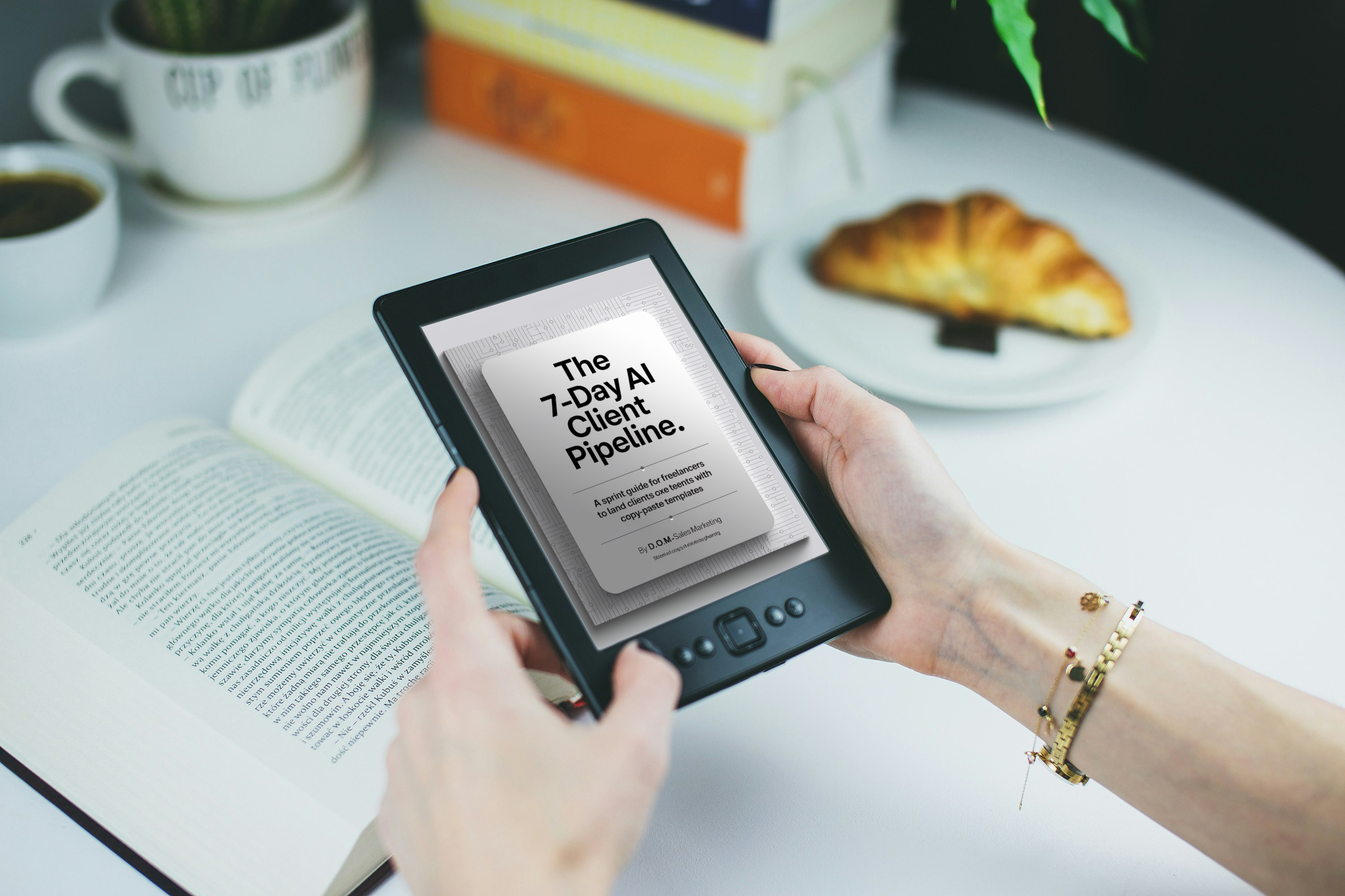 The 7-Day AI Client Pipeline mockup